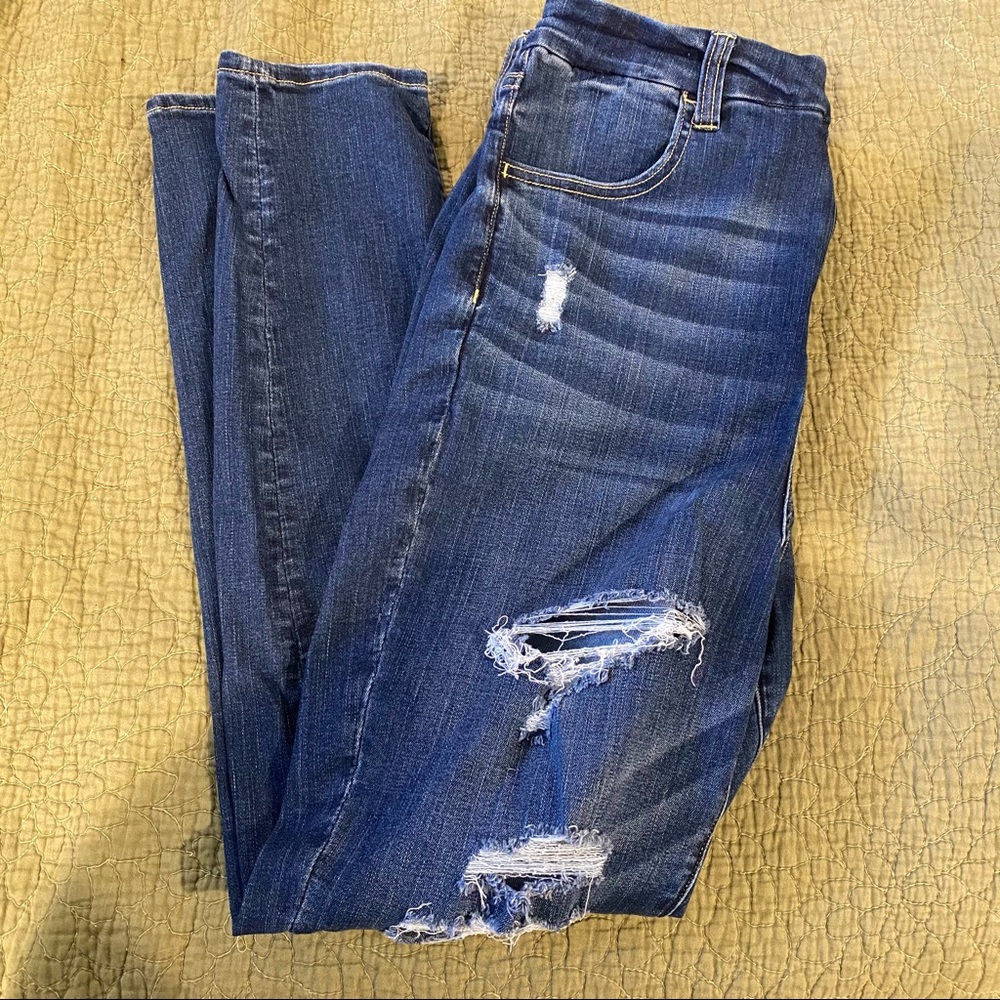 NWOT SIZE 14 AE NEXT LEVEL STRETCH DISTRESSED